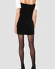 French Connection French Connection Satin Shoulder Bow Velvet Minidress - 2