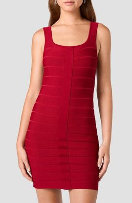 French Connection French Connection Sleeveless Square Neck Bandage Minidress