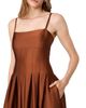 French Connection French Connection Slinky Satin Pleated Dress - 6