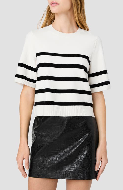 French Connection French Connection Sloane Stripe Short Sleeve Sweater