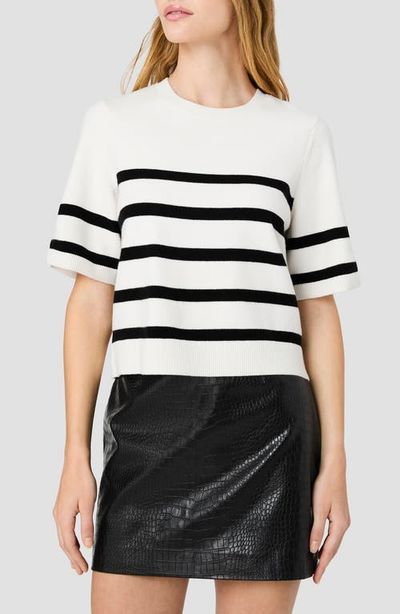 French Connection French Connection Sloane Stripe Short Sleeve Sweater