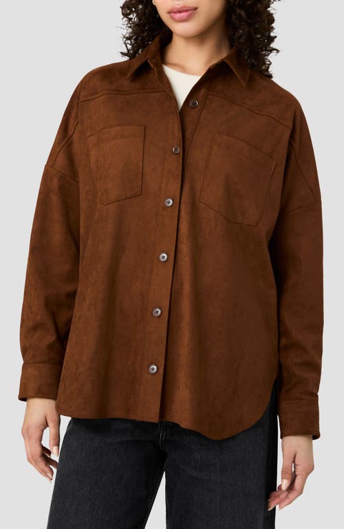 French Connection French Connection Sonja Faux Suede Button Down Shirt