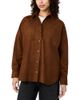 French Connection French Connection Sonja Faux Suede Button Front Shirt - 1
