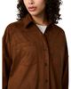 French Connection French Connection Sonja Faux Suede Button Front Shirt - 4
