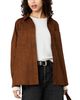 French Connection French Connection Sonja Faux Suede Button Front Shirt - 6