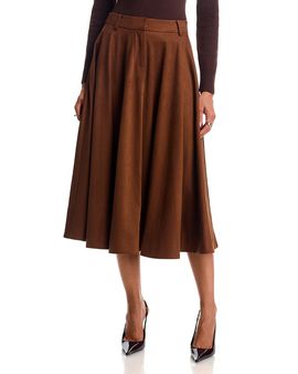 French Connection French Connection Sonja Faux Suede Flared Skirt