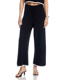 French Connection French Connection Teddy Diamond Knit Cropped Pants