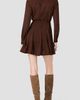French Connection French Connection Textured Plaid Long Sleeve Chiffon Shirtdress - 2