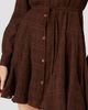 French Connection French Connection Textured Plaid Long Sleeve Chiffon Shirtdress - 4