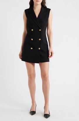 French Connection French Connection Whisper Double Breasted Blazer Dress