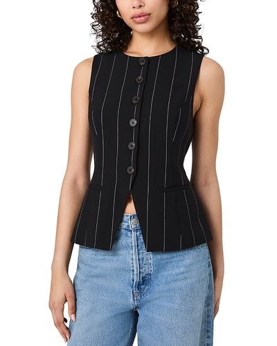 French Connection French Connection Wide Pinstripe Sleeveless Vest