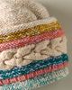 French Knot Cable Fold Up Beanie - 2