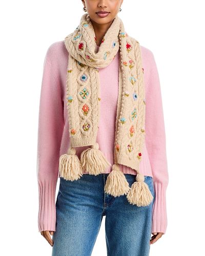 French Knot French Knot Tilly Narrow Wool Scarf