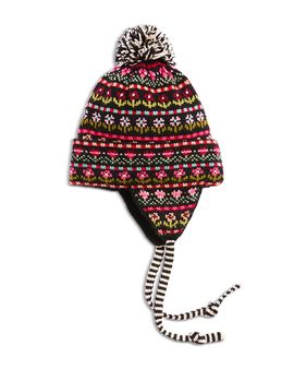 French Knot French Knot Tulip Pom-Pom Wool Hat