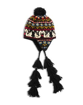 French Knot French Knot Women's Swan Pom-Pom Wool Hat