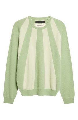 FRENCKENBERGER FRENCKENBERGER Mini Sunbeam Stripe Cashmere Crewneck Sweater