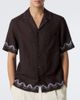 Frescobol Carioca Frescobol Carioca Alves embroidered linen bowling shirt - 3