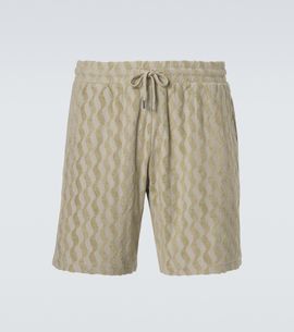 Frescobol Carioca Frescobol Carioca Augusto jacquard terry Bermuda shorts