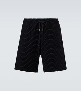 Frescobol Carioca Frescobol Carioca Embroidered cotton-blend terry shorts
