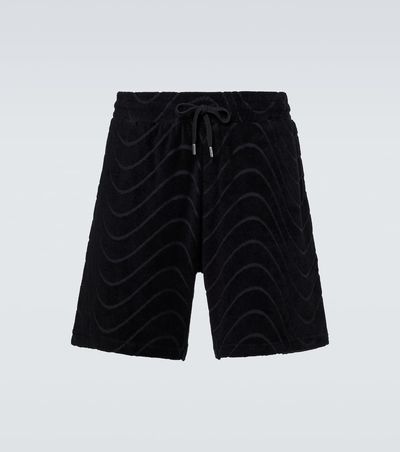 Frescobol Carioca Frescobol Carioca Embroidered cotton-blend terry shorts