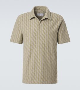 Frescobol Carioca Frescobol Carioca Faustino jacquard terry polo shirt