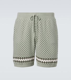 Frescobol Carioca Frescobol Carioca Nico crochet cotton Bermuda shorts