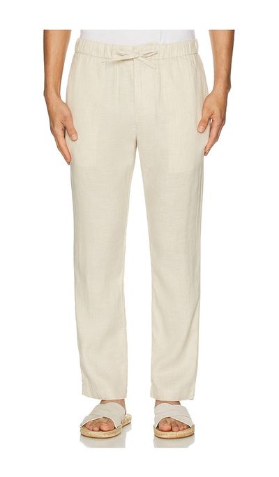 Frescobol Carioca Frescobol Carioca Oscar Linen Chino Pant