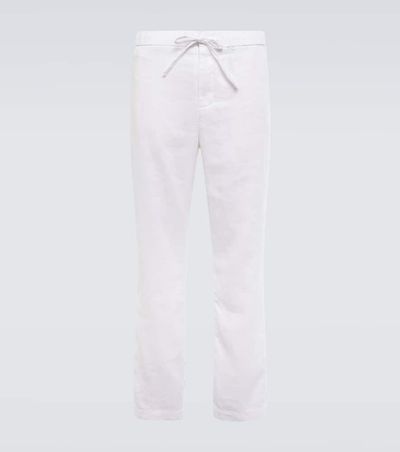 Frescobol Carioca Frescobol Carioca Oscar straight linen and cotton chinos