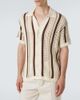 Frescobol Carioca Frescobol Carioca Pinto crochet striped cotton shirt - 3