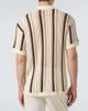 Frescobol Carioca Frescobol Carioca Pinto crochet striped cotton shirt - 4