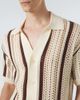 Frescobol Carioca Frescobol Carioca Pinto crochet striped cotton shirt - 5