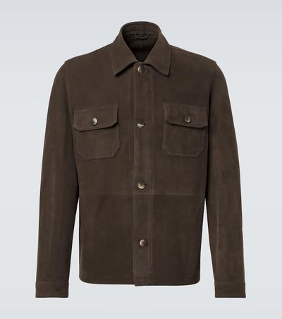 Frescobol Carioca Frescobol Carioca Ravi suede overshirt
