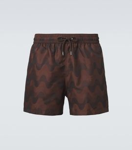 Frescobol Carioca Frescobol Carioca Rio printed jacquard swim trunks