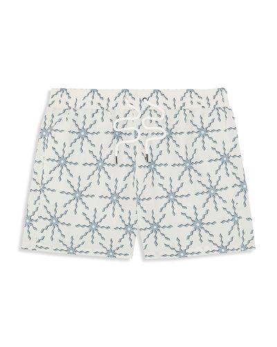 Frescobol Carioca Frescobol Carioca Rio Sol Print Swim Shorts