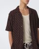 Frescobol Carioca Frescobol Carioca Terry-trimmed cotton-blend bowling shirt - 5