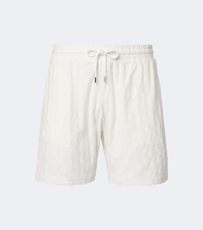 Frescobol Carioca Frescobol Carioca Terry-trimmed cotton blend shorts