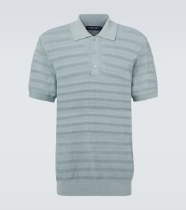 Frescobol Carioca Frescobol Carioca Vidal cotton jacquard polo shirt