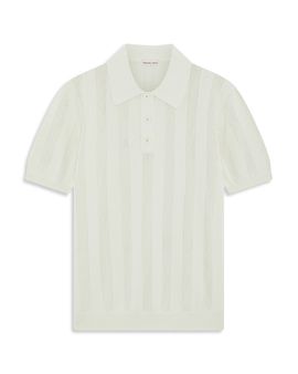 Frescobol Carioca Frescobol Carioca Vidal Perforated Stripe Polo Shirt
