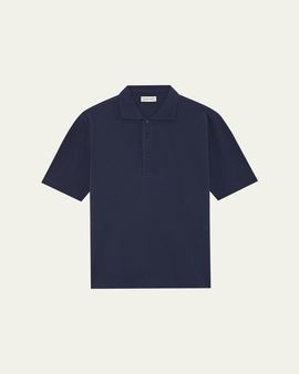 Frescobol Carioca Men's Cotton Pique Polo Shirt