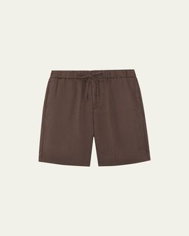 Frescobol Carioca Men's Linen Felipe Drawstring Shorts