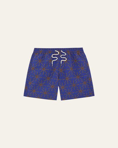 Frescobol Carioca Men's Sol-Printed Swim Trunks