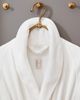 Frette Frette Shawl Collar Bathrobe with Piping - 3