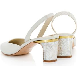 Freya Rose Freya Rose Delphine  Pointed Toe Pearl Heel Pump