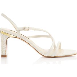 Freya Rose Freya Rose Giselle Ankle Strap Pearl Heel Sandal