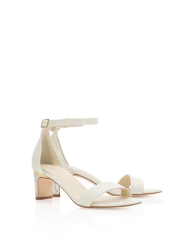 Freya Rose Freya Rose Women's Chloe Ankle Strap Pearl Heel Sandal