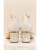Freya Rose Freya Rose Women's Chloe Ankle Strap Pearl Heel Sandal - 4