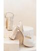 Freya Rose Freya Rose Women's Margot Ankle Strap Pearl Platform Heel Sandal - 4