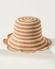 Freya Scalloped Stripe Bucket Hat - 1