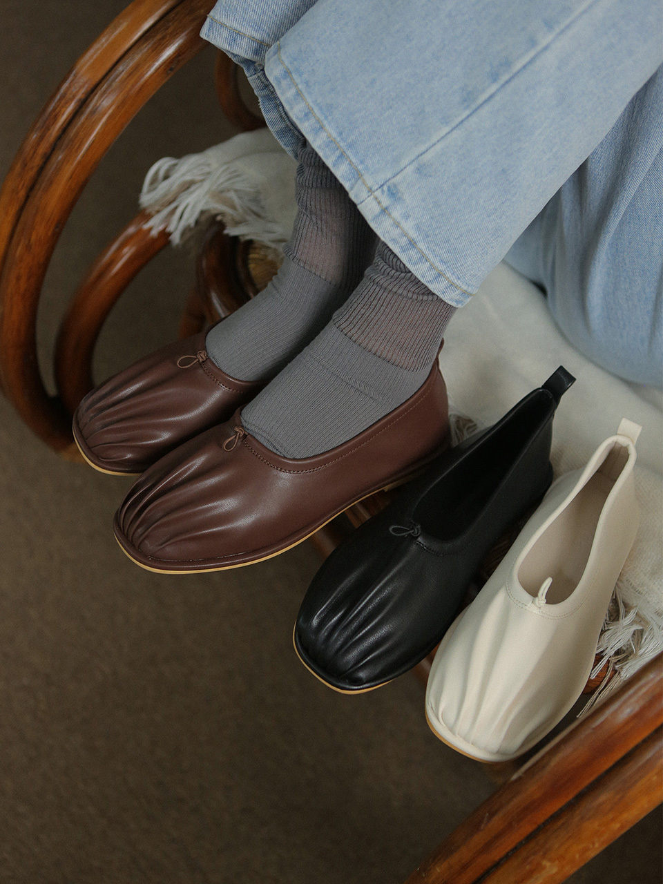 fri fla 21A8105 Flat Shoes_ 3color