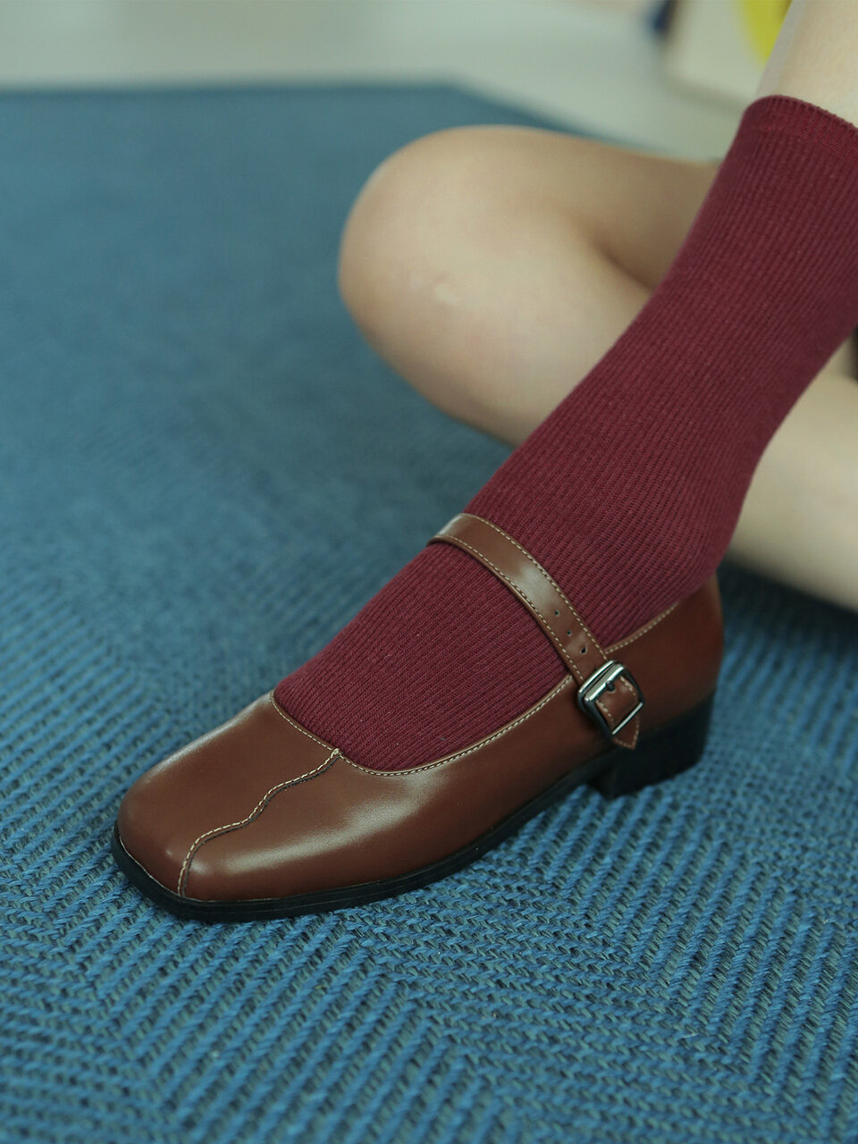 fri fla A8124 Mary Jane Flats - 3 Colors